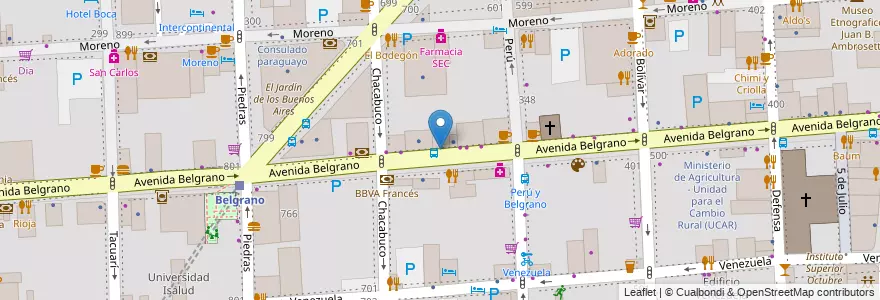Mapa de ubicacion de Sindicato de Mecánicos y Afines del Transporte Automotor, Montserrat en Argentina, Autonomous City Of Buenos Aires, Comuna 1, Autonomous City Of Buenos Aires.