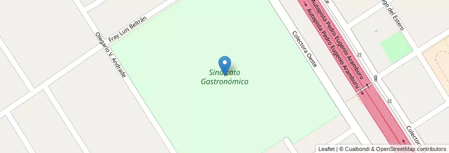 Mapa de ubicacion de Sindicato Gastronómico en Arjantin, Buenos Aires, Partido De Escobar, Ingeniero Maschwitz.