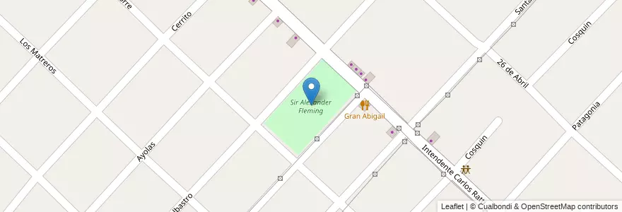 Mapa de ubicacion de Sir Alexander Fleming en Argentinien, Provinz Buenos Aires, Partido De Ituzaingó, Ituzaingó.