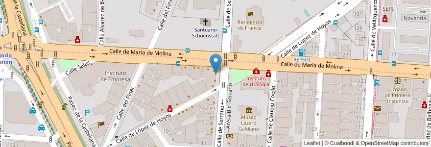 Mapa de ubicacion de Sir Rana en Spagna, Comunidad De Madrid, Comunidad De Madrid, Área Metropolitana De Madrid Y Corredor Del Henares, Madrid.