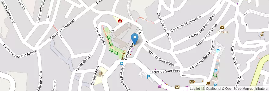 Mapa de ubicacion de Sis Quartos en Испания, Каталония, Барселона, Вальес-Орьенталь, Sant Feliu De Codines.