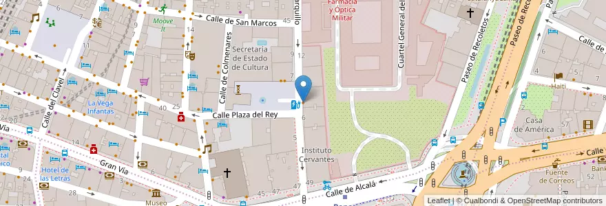 Mapa de ubicacion de Skull St. en Espanha, Comunidade De Madrid, Comunidade De Madrid, Área Metropolitana De Madrid Y Corredor Del Henares, Madrid.