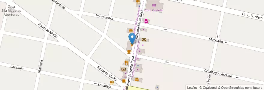Mapa de ubicacion de Slick en Argentina, Buenos Aires, Ituzaingó.