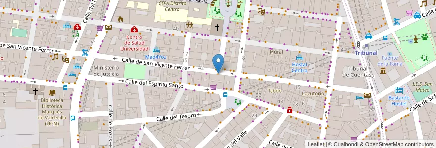 Mapa de ubicacion de Slow Mex en スペイン, マドリード州, Comunidad De Madrid, Área Metropolitana De Madrid Y Corredor Del Henares, Madrid.