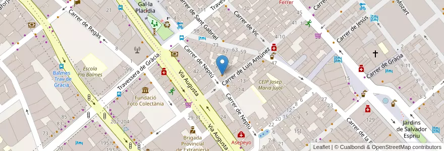 Mapa de ubicacion de SlowMov en Espanha, Catalunha, Barcelona, Barcelonès, Barcelona.