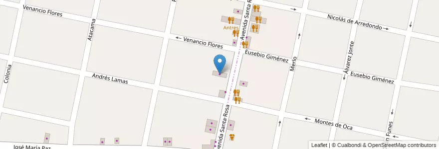 Mapa de ubicacion de SLX Club en Arjantin, Buenos Aires, Partido De Ituzaingó, Ituzaingó.