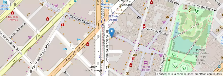 Mapa de ubicacion de Smart Bar en إسبانيا, كتالونيا, برشلونة, بارسلونس, Barcelona.