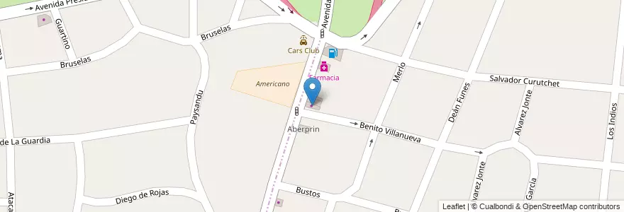 Mapa de ubicacion de Smart Shop en Arjantin, Buenos Aires, Partido De Morón, Castelar.