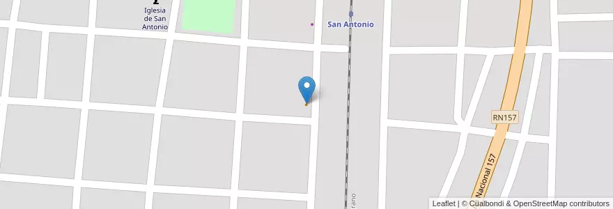 Mapa de ubicacion de Snack bar Tia Dolly en アルゼンチン, カタマルカ州, Departamento La Paz, Municipio De San Antonio, San Antonio.