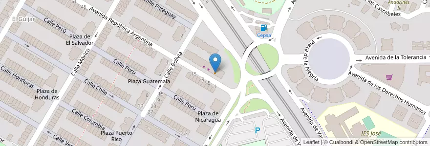 Mapa de ubicacion de Soccer en Spain, Community Of Madrid, Community Of Madrid, Cuenca Del Henares, Arganda Del Rey.