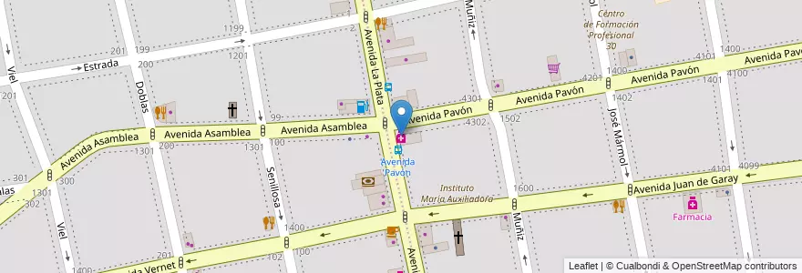 Mapa de ubicacion de Social 1402, Boedo en Аргентина, Буэнос-Айрес, Буэнос-Айрес.