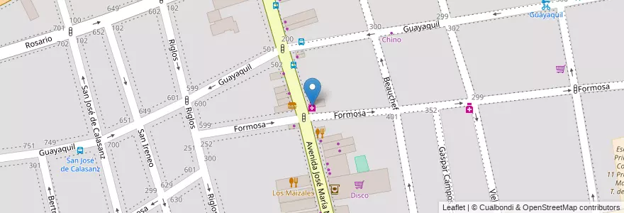 Mapa de ubicacion de Social 92, Caballito en آرژانتین, Ciudad Autónoma De Buenos Aires, Buenos Aires, Comuna 6.