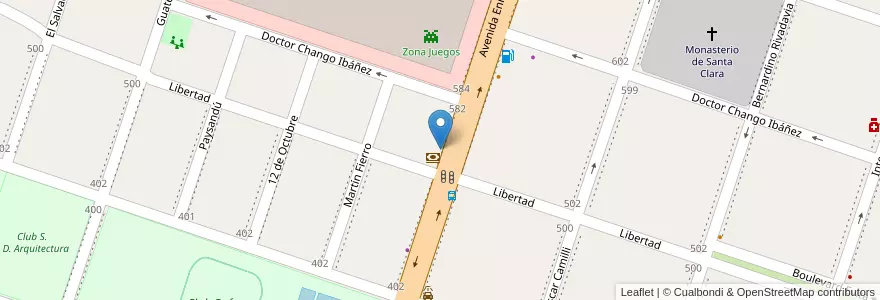 Mapa de ubicacion de Social Avenida en Argentine, Province De Buenos Aires, Partido De Moreno, Moreno.
