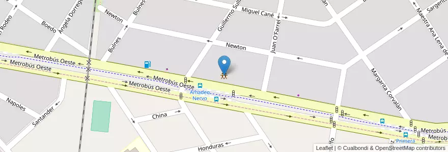 Mapa de ubicacion de Sociedad de Fomento 5 de junio en Arjantin, Buenos Aires, Partido De Morón.