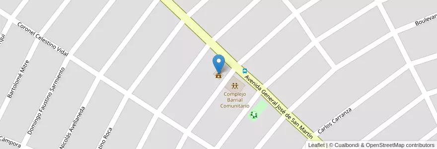 Mapa de ubicacion de Sociedad de Fomento Camet Norte en Argentinië, Buenos Aires, Partido De Mar Chiquita, Camet Norte.