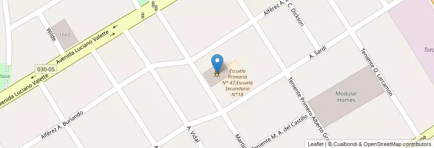 Mapa de ubicacion de Sociedad de Fomento Domingo Rodriguez en Argentinië, Buenos Aires, Partido De Esteban Echeverría, Luis Guillón.