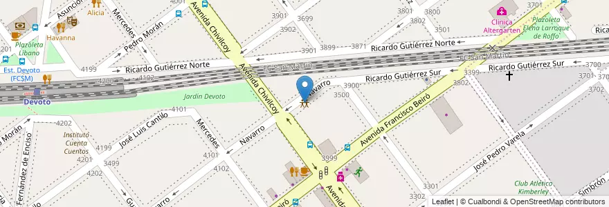 Mapa de ubicacion de Sociedad Friulana, Villa Devoto en 아르헨티나, Ciudad Autónoma De Buenos Aires, 부에노스아이레스, Comuna 11.