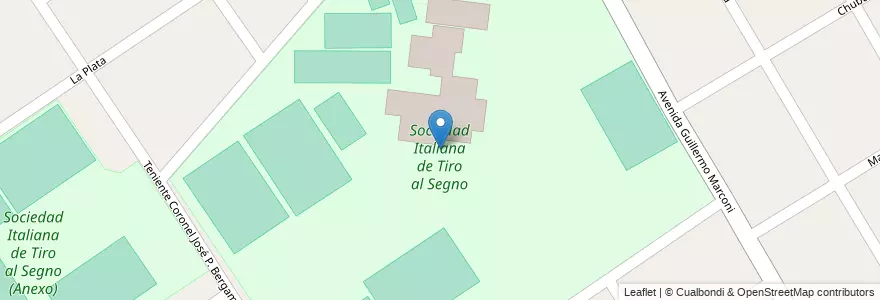 Mapa de ubicacion de Sociedad Italiana de Tiro al Segno en Argentine, Province De Buenos Aires, Partido De Morón, El Palomar.