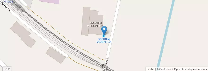 Mapa de ubicacion de SOCOTEM S.COOP.LTDA. en Sepanyol, Castilla Y León, Palencia, Campos, Villada.