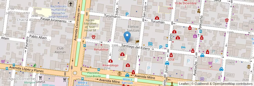 Mapa de ubicacion de Sofía en アルゼンチン, ミシオネス州, Departamento Capital, Municipio De Posadas, Posadas.