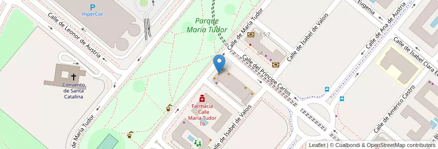 Mapa de ubicacion de Soho en Испания, Мадрид, Мадрид, Área Metropolitana De Madrid Y Corredor Del Henares, Мадрид.