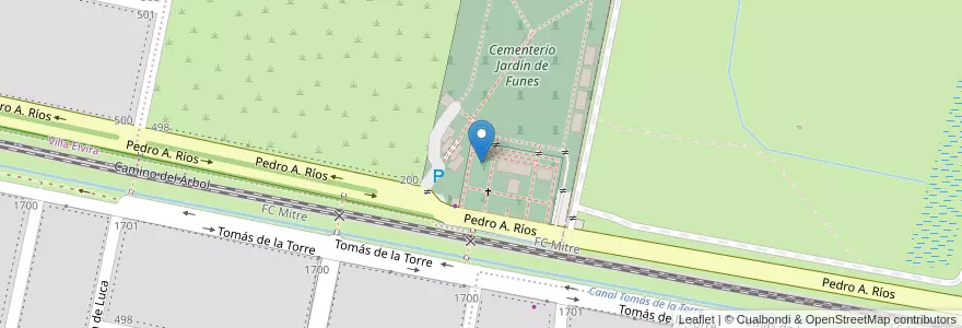 Mapa de ubicacion de Solar A2 en 아르헨티나, Santa Fe, Departamento Rosario, Municipio De Funes, Funes.