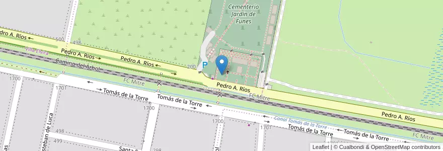 Mapa de ubicacion de Solar F en Argentina, Santa Fe, Departamento Rosario, Municipio De Funes, Funes.