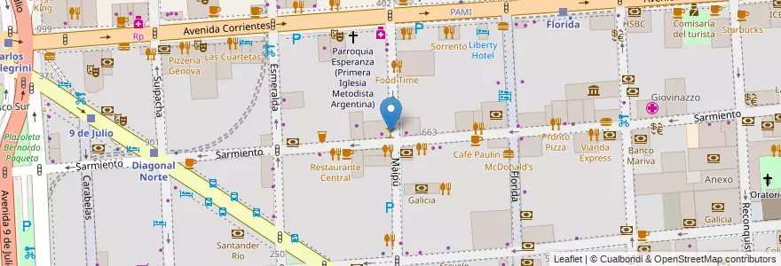 Mapa de ubicacion de Solera, San Nicolas en アルゼンチン, Ciudad Autónoma De Buenos Aires, Comuna 1, ブエノスアイレス.