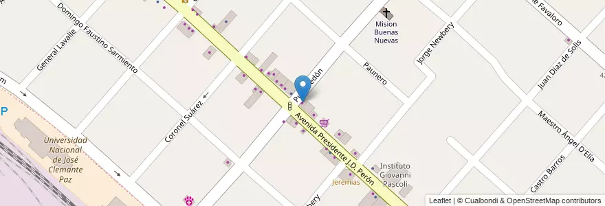 Mapa de ubicacion de Solo Tortas en Argentinië, Buenos Aires, Partido De José C. Paz.
