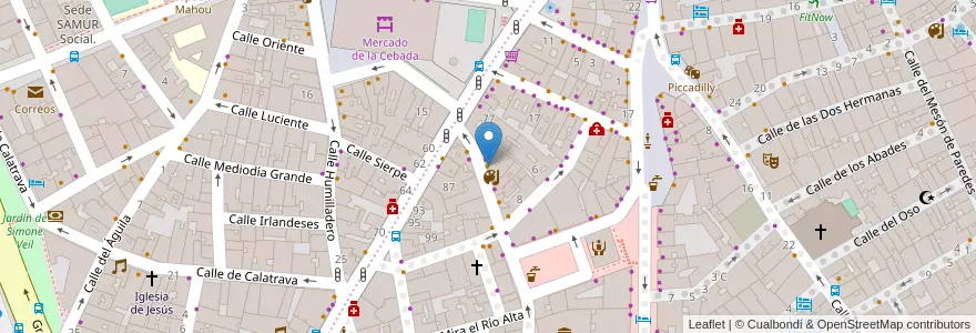 Mapa de ubicacion de Solofirme en Испания, Мадрид, Мадрид, Área Metropolitana De Madrid Y Corredor Del Henares, Мадрид.