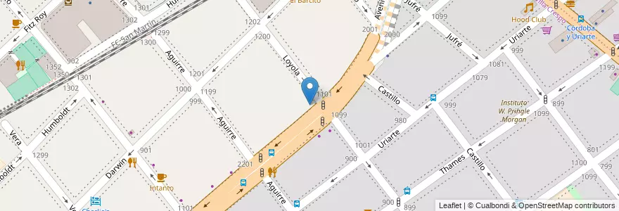Mapa de ubicacion de SoloS, Villa Crespo en Arjantin, Ciudad Autónoma De Buenos Aires, Buenos Aires, Comuna 15.