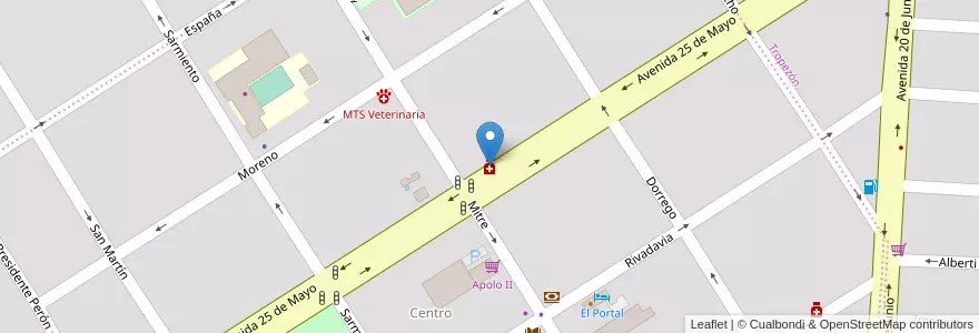 Mapa de ubicacion de Soltermann en آرژانتین, سانتافه, Departamento San Jerónimo, Municipio De Gálvez, Gálvez.