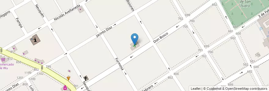 Mapa de ubicacion de Somas Gym en Argentinië, Buenos Aires, Partido De San Isidro, San Isidro.