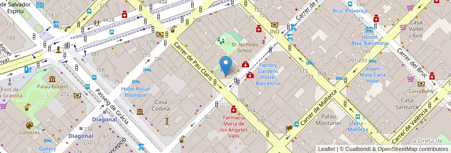 Mapa de ubicacion de Somni en 西班牙, Catalunya, Barcelona, Barcelonès, Barcelona.