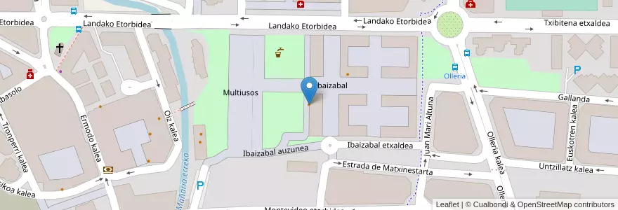 Mapa de ubicacion de Sorgin taberna en Spanje, Baskenland, Biskaje, Durangaldea, Durango.