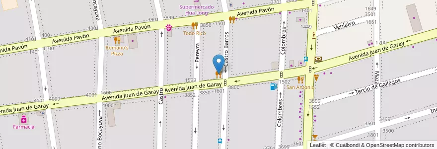 Mapa de ubicacion de Sorrento, Boedo en Argentinië, Ciudad Autónoma De Buenos Aires, Comuna 5, Buenos Aires.