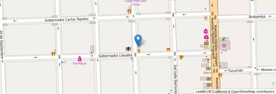 Mapa de ubicacion de South Cafe en الأرجنتين, بوينس آيرس, Partido De Lanús, Lanús Oeste.