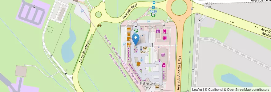 Mapa de ubicacion de Soy Lola en Argentine, Santa Fe, Departamento Rosario, Municipio De Funes.