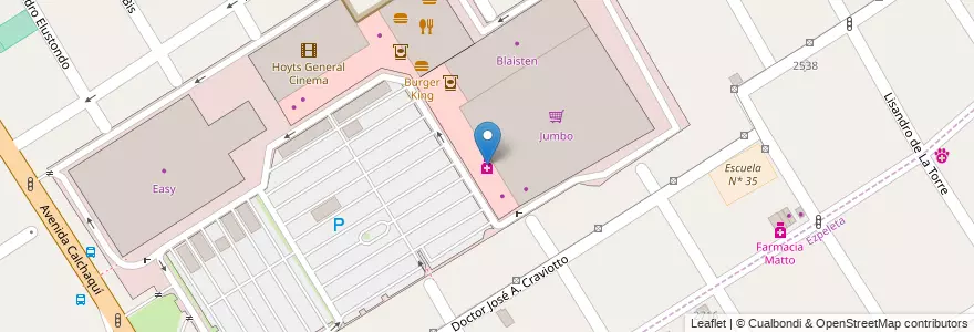 Mapa de ubicacion de Soy Maga. Tu farmacia en Argentinien, Provinz Buenos Aires, Partido De Quilmes, Quilmes.