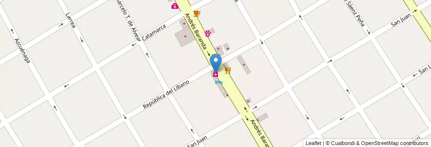 Mapa de ubicacion de Soy tu Farmacia en Argentinië, Buenos Aires, Partido De Quilmes, Quilmes.