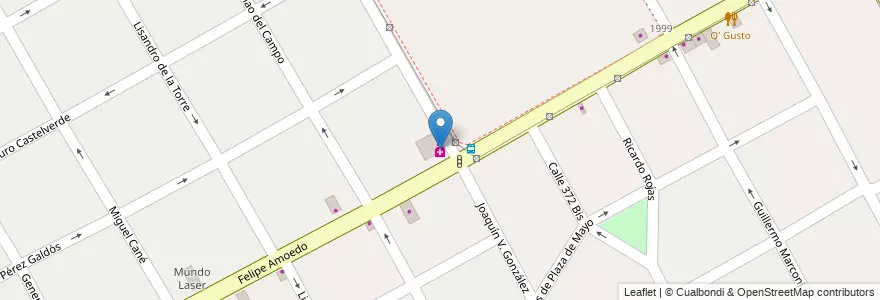 Mapa de ubicacion de Soy Tu Farmacia en Argentine, Province De Buenos Aires, Partido De Quilmes, Quilmes.
