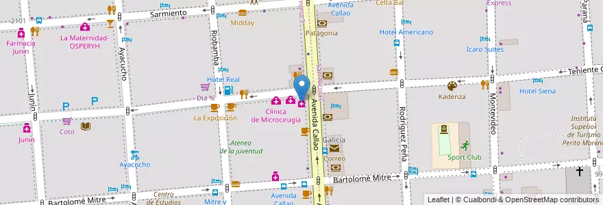 Mapa de ubicacion de Soy Tu Farmacia, Balvanera en Arjantin, Ciudad Autónoma De Buenos Aires, Buenos Aires.