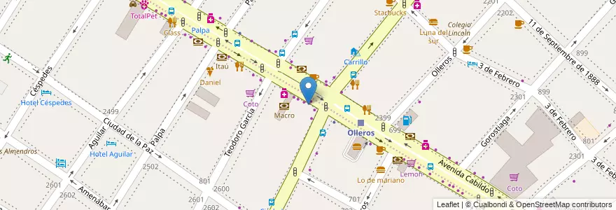 Mapa de ubicacion de Soy tu Farmacia, Colegiales en Argentine, Ciudad Autónoma De Buenos Aires, Buenos Aires, Comuna 14.