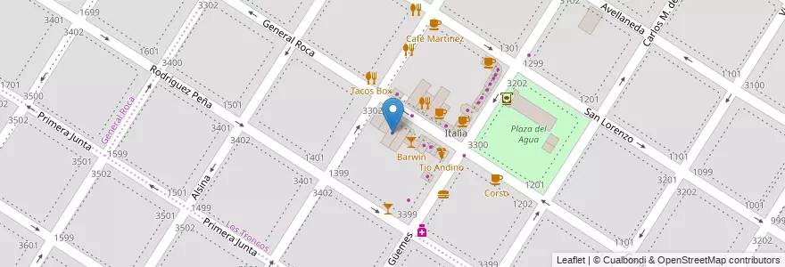 Mapa de ubicacion de Spark Digital en Argentina, Buenos Aires, Partido De General Pueyrredón, Mar Del Plata.