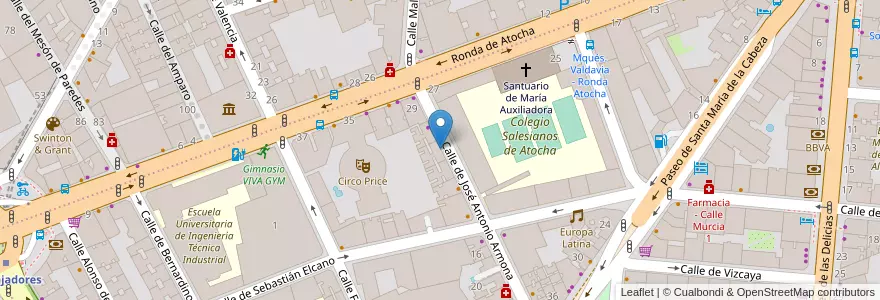 Mapa de ubicacion de Speak Soon! en إسبانيا, منطقة مدريد, منطقة مدريد, Área Metropolitana De Madrid Y Corredor Del Henares, مدريد.