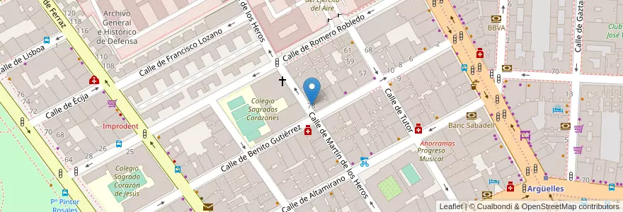Mapa de ubicacion de Speak to me en إسبانيا, منطقة مدريد, منطقة مدريد, Área Metropolitana De Madrid Y Corredor Del Henares, مدريد.