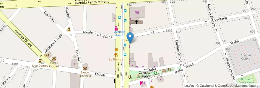 Mapa de ubicacion de Speed, Nueva Pompeya en Arjantin, Ciudad Autónoma De Buenos Aires, Comuna 4, Buenos Aires.
