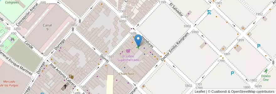 Mapa de ubicacion de Sport Club, Palermo en Argentina, Autonomous City Of Buenos Aires, Autonomous City Of Buenos Aires.