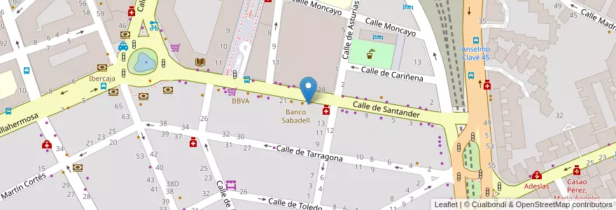 Mapa de ubicacion de Sportium en Sepanyol, Aragón, Zaragoza, Zaragoza, Zaragoza.