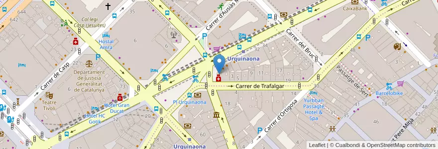 Mapa de ubicacion de Sr. Bocata en 西班牙, Catalunya, Barcelona, Barcelonès, Barcelona.